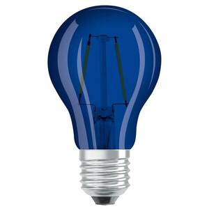 OSRAM LED lámpa E27 Star Décor Cla A 2, 5W, kék kép