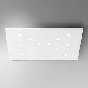 ICONE Slim - lapos LED mennyezeti lámpa, 12 fényszóró, fehér kép