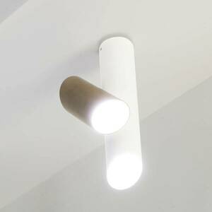 Nemo Tubes LED mennyezeti lámpa kétlámpás fehér/szürke kép