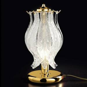 Petali asztali lámpa muránói üveggel 31 cm kép