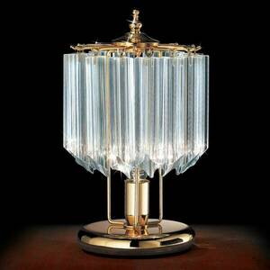Cristalli asztali lámpa, 24 karátos aranyozott kép