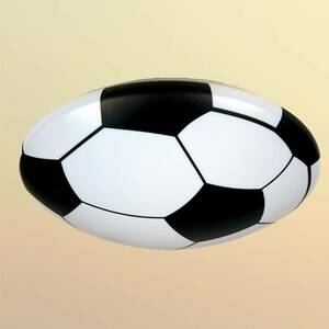 mennyezeti lámpa futball labda, műanyag kép
