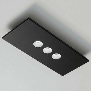ICONE Confort LED fali és mennyezeti lámpa, fekete színben kép