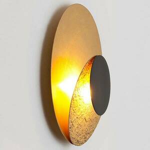 La Bocca LED fali lámpa, arany-fekete kép