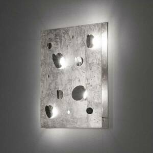 Knikerboker Buchi fali lámpa 60x60cm ezüstfólia kép