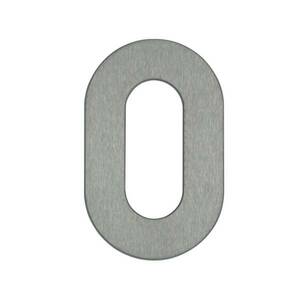 „0” házszám - rozsdamentes acél kép