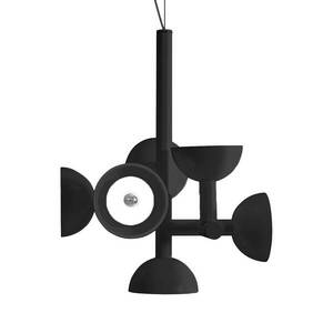 Karman Sibilla függő lámpa hat izzós fekete kép