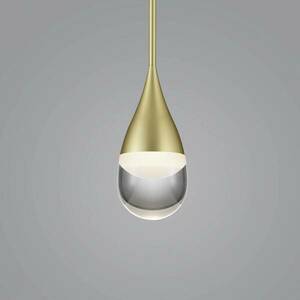 Helestra Deep LED függő lámpa, matt arany kép