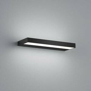 Helestra Slate LED fali lámpa, matt fekete 30 cm kép