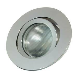 Mennyezeti beépíthető lámpa LED ezüst kerek kép