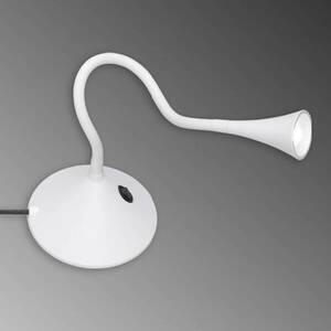 Rugalmas LED asztali lámpa Viper fehér kép