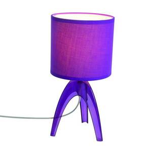 Trendi asztali lámpa Ufolino, ibolyaszínű kép