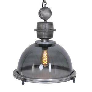 Bikkel - függő lámpa üveg ernyővel kép