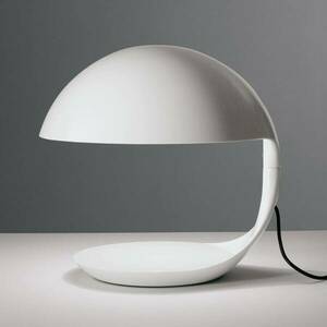 Martinelli Luce Cobra - Retro asztali lámpa, fehér kép