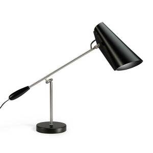 Northern Birdy asztali lámpa fekete és acél kép