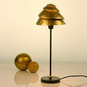 Snail One asztali lámpa barna-arany színben kép