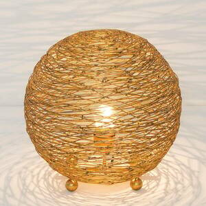 Asztali lámpa Campano, arany, 30 cm kép