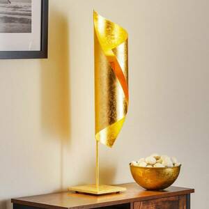 Knikerboker Hué arany levéllel díszített asztali lámpa, 70 cm magas kép