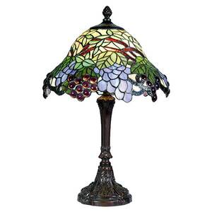 Színes asztali lámpa Lotta Tiffany stílusban kép
