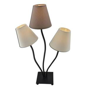 Twiddle - három-izzós asztali lámpa barna tónusú kép