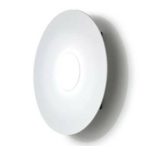 LED fali lámpa Circle, fehér, egy izzós, szab. kép