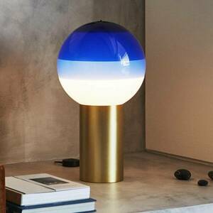 MARSET Dipping Light asztali lámpa kék/brass kép