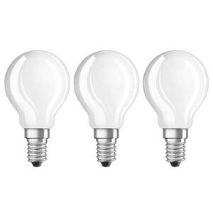 LED lámpa E14 4W, meleg fehér, 470 lumen, 3 db kép