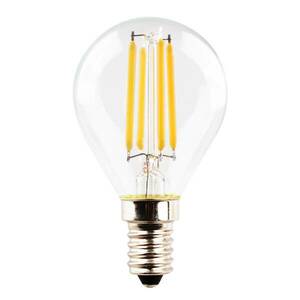 LED cseppes lámpa Retro E14 4W 2, 700 K izzószál világos kép