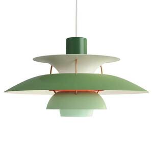 Louis Poulsen PH 5, designer függő lámpa zöld kép
