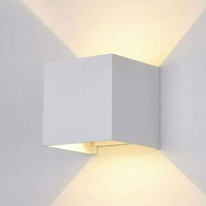 LED kültéri fali lámpa Fulton, 10x10cm, fehér kép