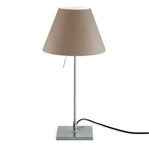 Luceplan Costanzina asztali lámpa alu, nugát barna kép