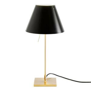 Luceplan Costanzina asztali lámpa sárgaréz fekete kép