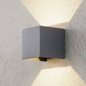 LED külső fali világítás Cube bazaltszürke kép