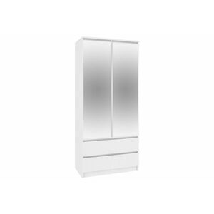 ARIVA S90 szekrény tükörrel, 90x180x51, fehér kép