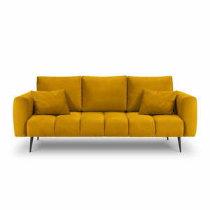 Octave sárga bársony kanapé - Interieurs 86 kép