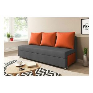 LISA kanapé, szürke/narancs (alova 48/alova 50) kép