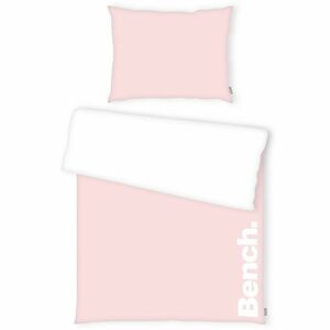 Bench pamut ágyneműhuzat fehér rózsaszín, 140 x 200 cm, 70 x 90 cm kép