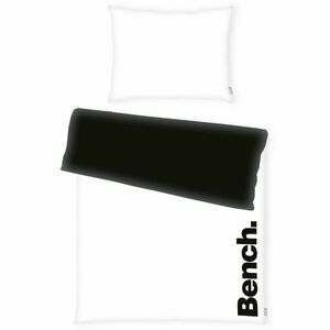 Bench pamut ágyneműhuzat feketefehér, 140 x 200 cm, 70 x 90 cm kép