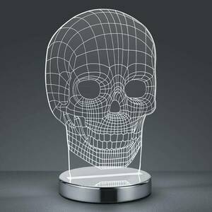 Változtatható fényszín - Skull LED asztali lámpa kép