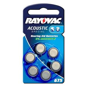 Rayovac 675 Acoustic 1, 4V, 640m/Ah gombelem kép