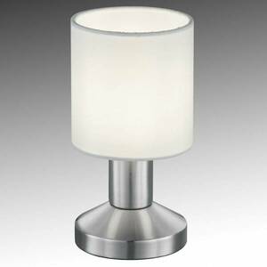 Garda textil asztali lámpa fehér ernyővel kép