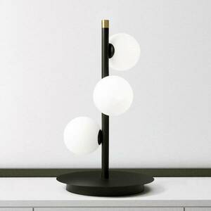 Asztali lámpa Pomì három üveggömmbel kép