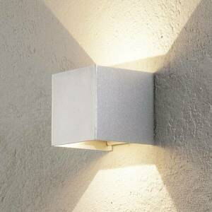 LED külső fali világítás Cube fel/le 10 cm alu kép