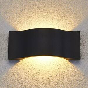 LED kültéri fali lámpa Jace, grafit kép