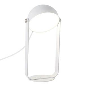 LED asztali lámpa Hemi forgatható ernyő fehér kép