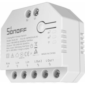Sonoff DUALR3 2-Gang Wi-Fi Smart Switch kép
