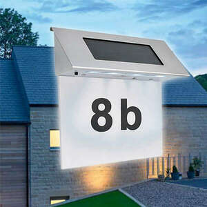 DekorLux napelemes LED házszámtábla kép