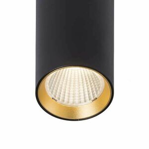 MAVRO függő lámpa fekete/aranysárga 230V LED 12W 38° 3000K kép