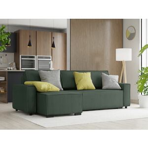 Smart kinyitható univerzális kanapé, sötétzöld kép