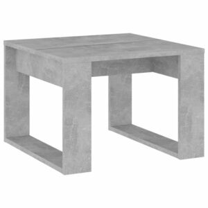 vidaXL betonszürke forgácslap kisasztal 50 x 50 x 35 cm kép